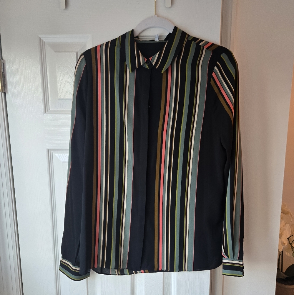 Diane Von Furstenberg Multicolor Striped Men's Shirt